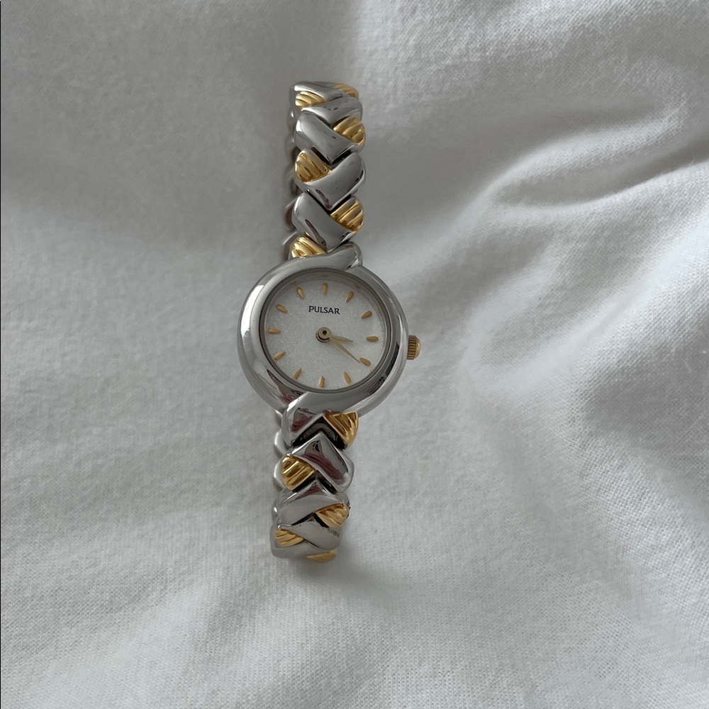 Pulsar Women's Two-Tone Silver and Gold Watch